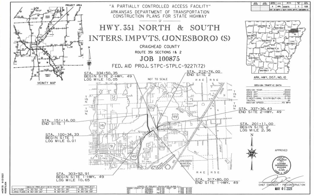 Craighead County | Hwy 351 N & S