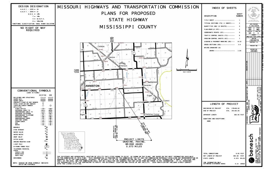 Mississippi County | Route DD & D